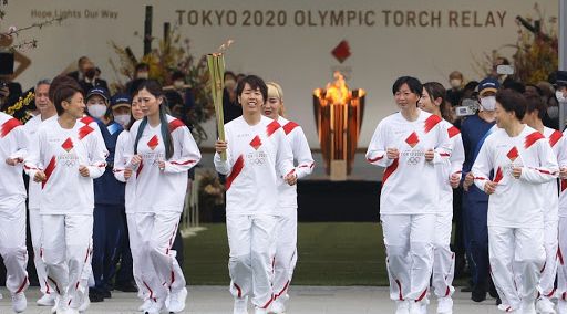 Follow the Olympic Torch Relay to Tokyo - Osaka - Day 1