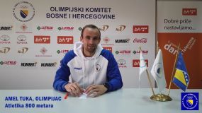 VIDEO | Amel Tuka u posjeti OK BiH