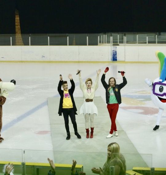 The "EYOF 2019 song" presented