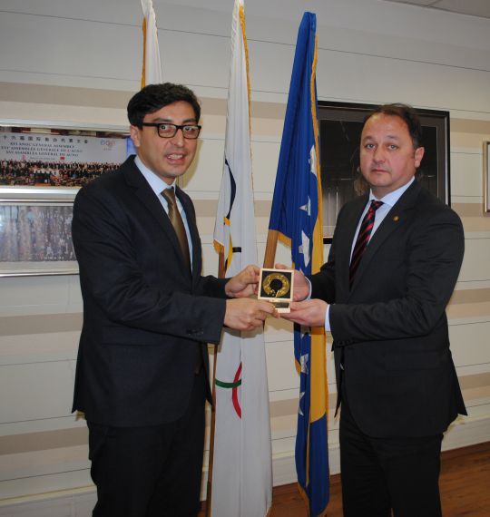 President of the European Gymnastics Union visited the NOC BIH