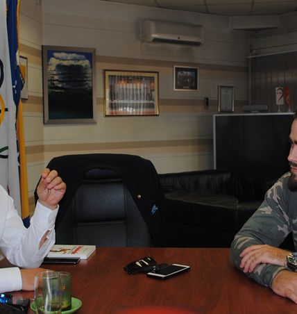 MESUD PEZER VISITED THE BIH OLYMPIC COMMITTEE