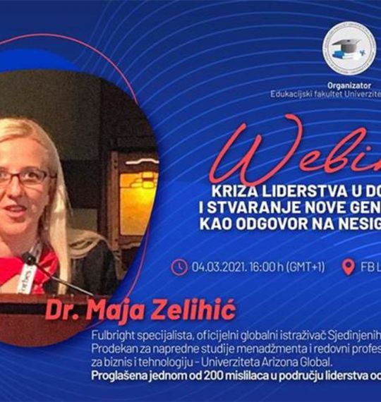 Webinar Edukacijskog fakulteta Univerziteta u Travniku