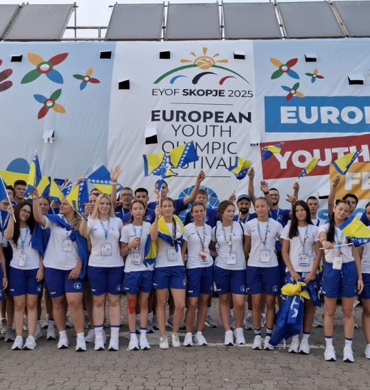 The return of our young athletes from Skopje from EYOF