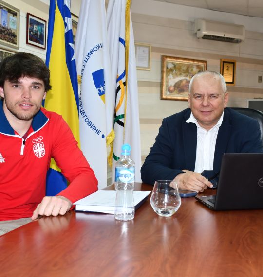 Regionalna suradnja: Olimpijac Tomović razmjenjuje iskustva s OO BiH